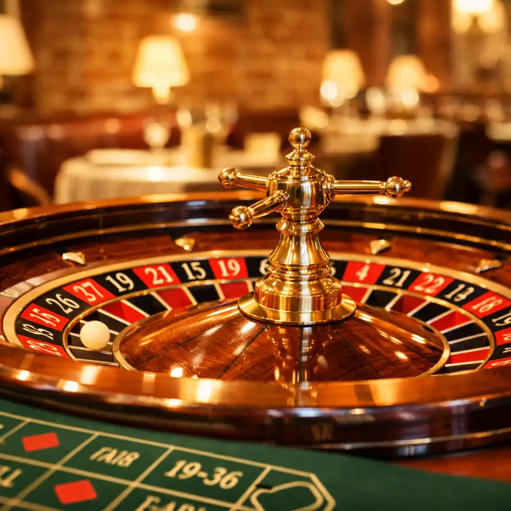 Roulette de casino physique avec bille et numéros